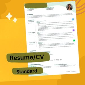 CV/Resume Standard