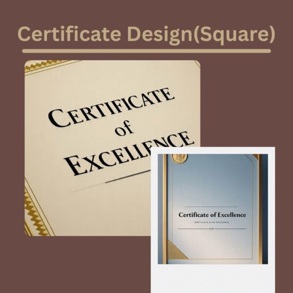 Certificate Design (Square)