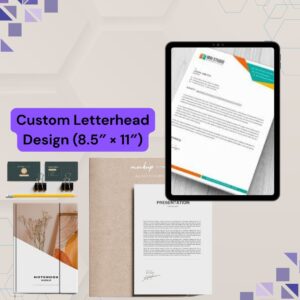 Custom Letterhead Design (8.5″ × 11″)