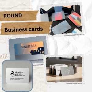 Custom Visiting Card Design (Round)