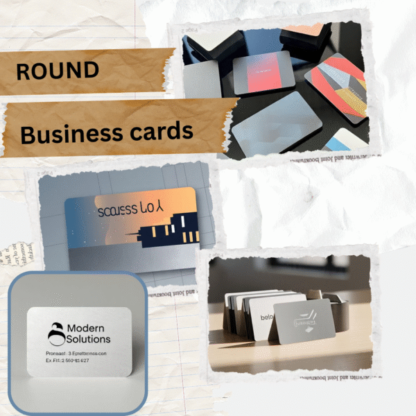 Custom Visiting Card Design (Round)